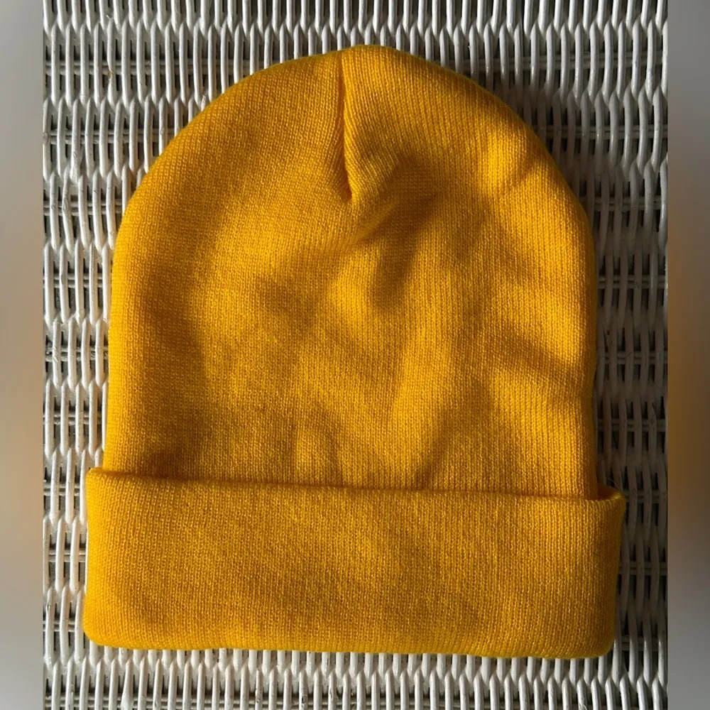 Bantam Cider Company beanie yellow unisex O/S Gold - Image 2
