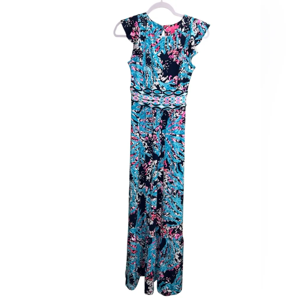 Lilly Pulitzer Mylea Maxi Dress High Tide - Image 2