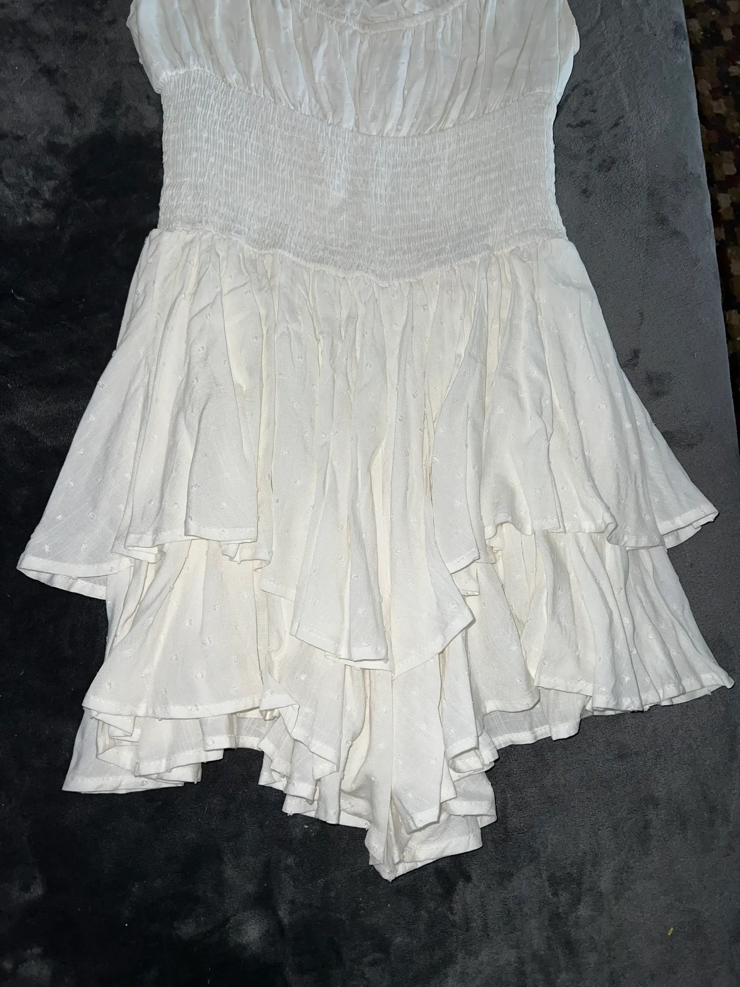 The Love Galore Romper in White - Image 14