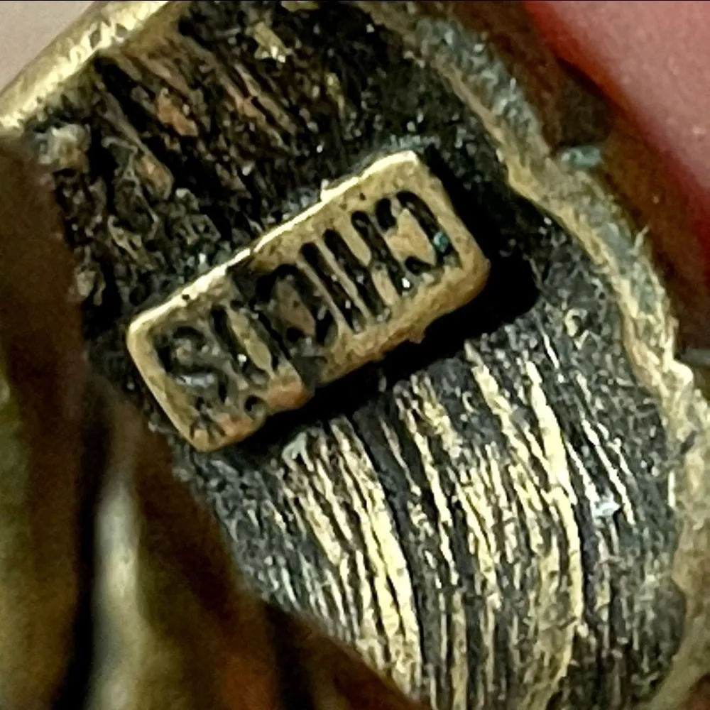 Chicos brass and silver tone hoop earrings - Image 7