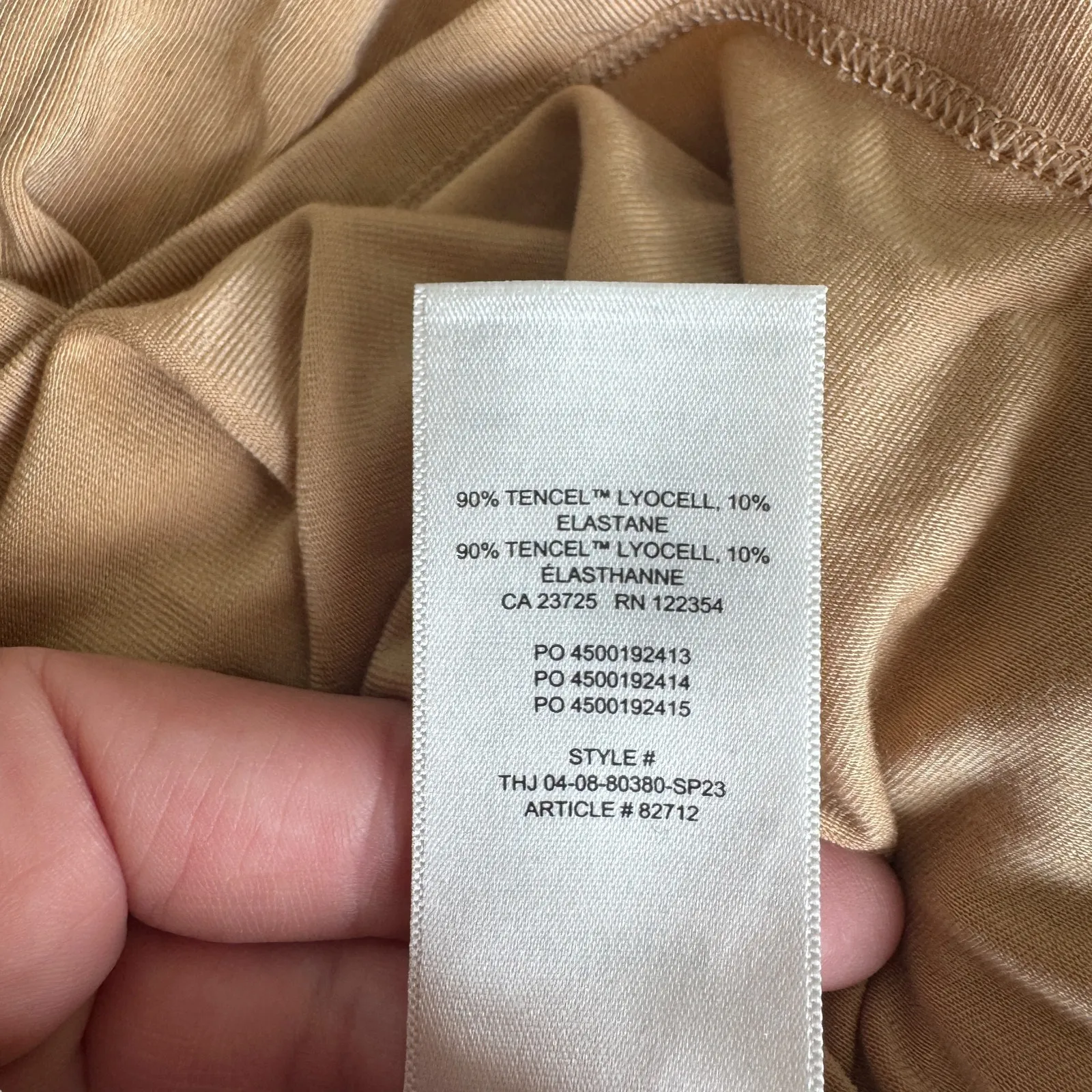 Aritzia Wilfred Tan Jumpsuit - Image 9