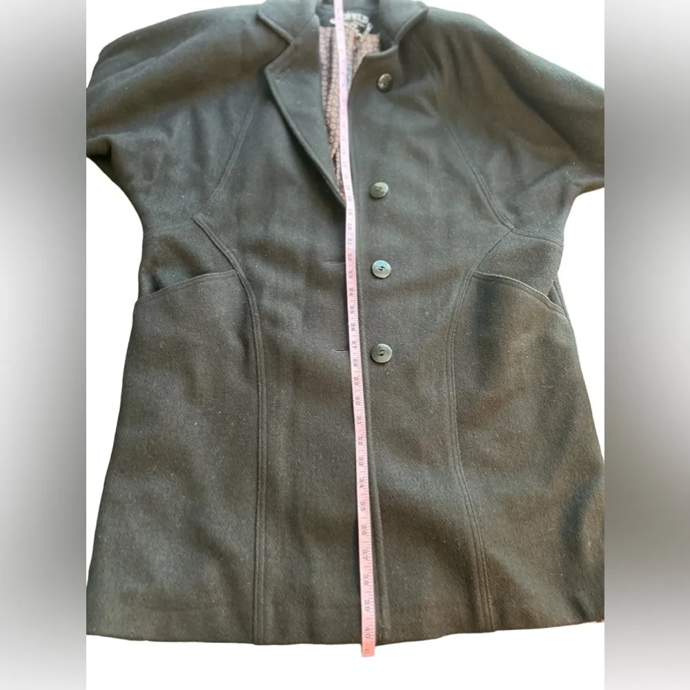 JOFELD‎ Vintage Women's Black Wool Overcoat Jacket Size M Size M - Image 10