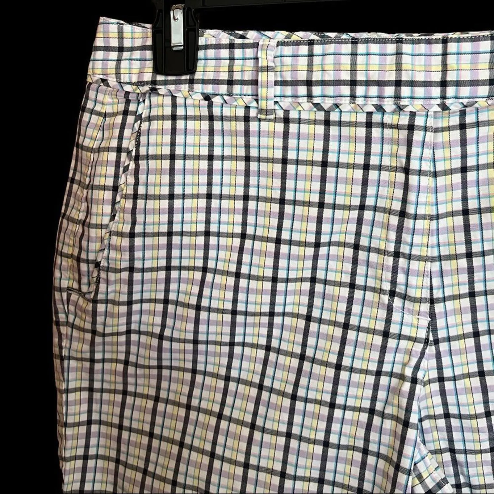 Lady Hagen pastel plaid women’s bermuda golf shorts size 6 - Image 2