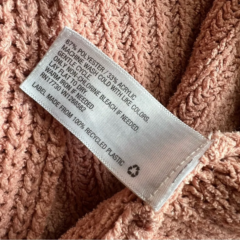 A New Day Pink Knit Open Front Cardigan - Image 5