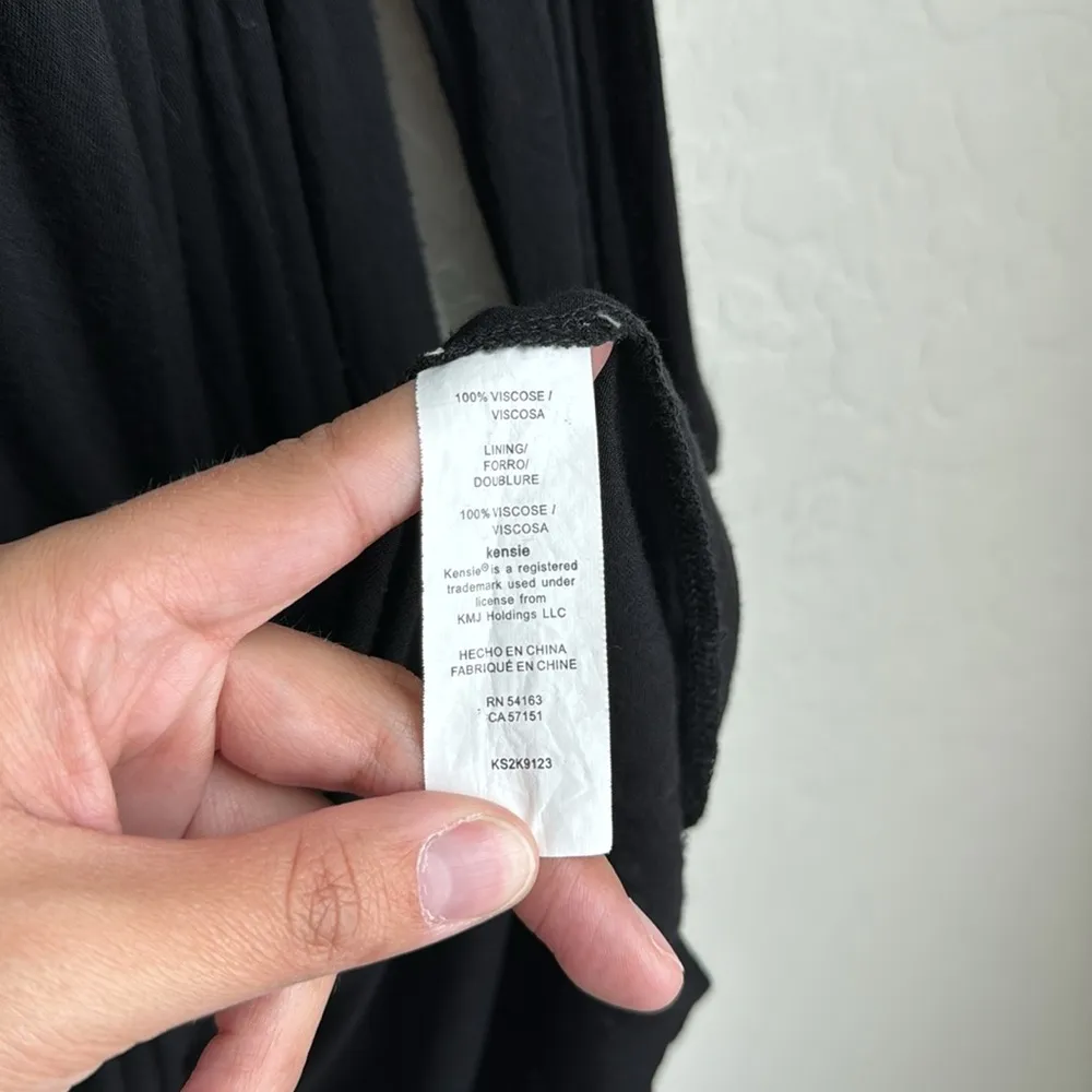 Kensie Black Tunic Cowl Neck XL - Image 6