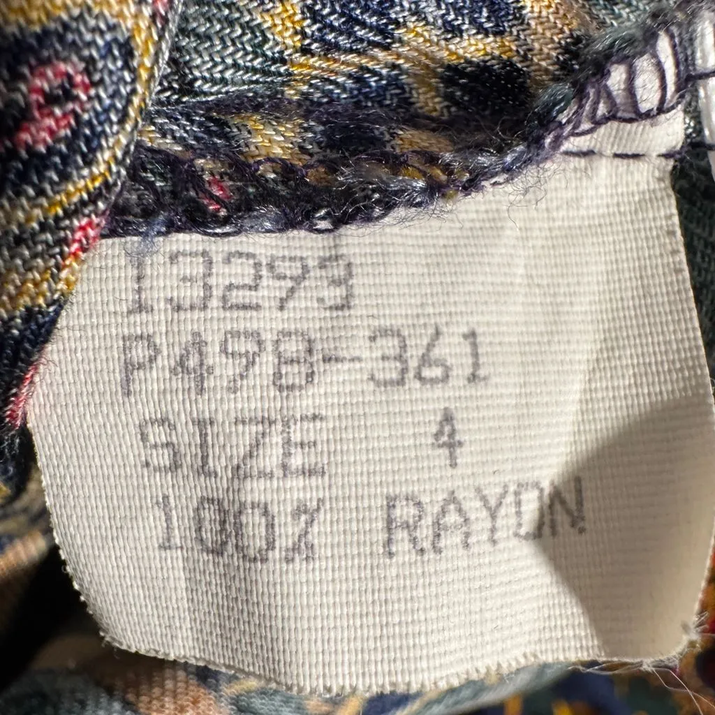 Pendleton Vintage  Petites Equestrian Horsebit Long Sleeve Blouse Size 4 - Image 3