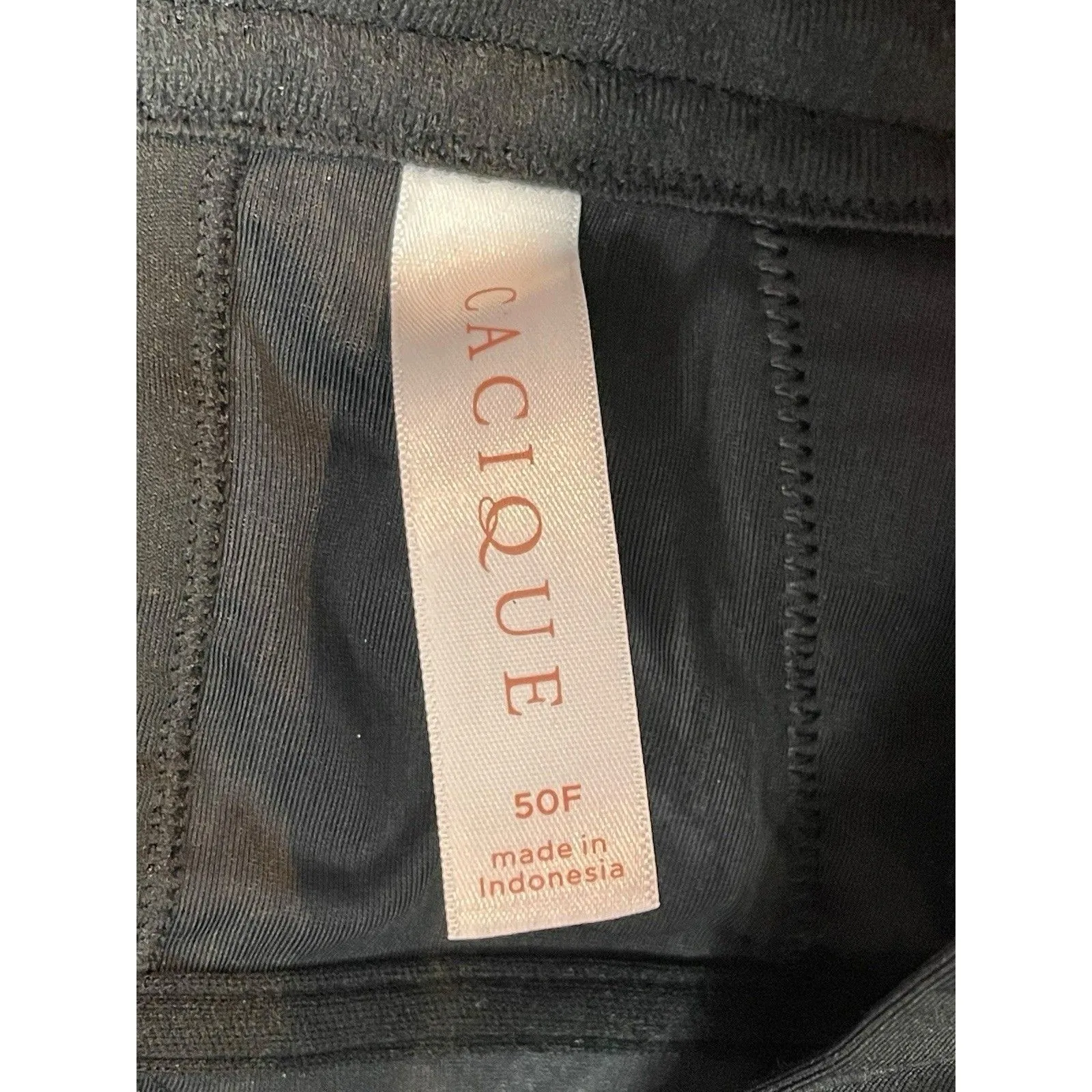 Cacique Comfort Bliss Strapless Bra 50F Black Full Coverage Multiway Convertible - Image 5