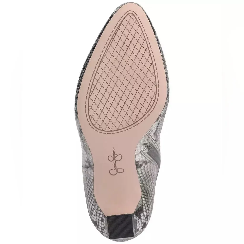 NEW Jessica Simpson Women's Mistia Over-The-Knee Boots In  Chrome Snake - Image 10