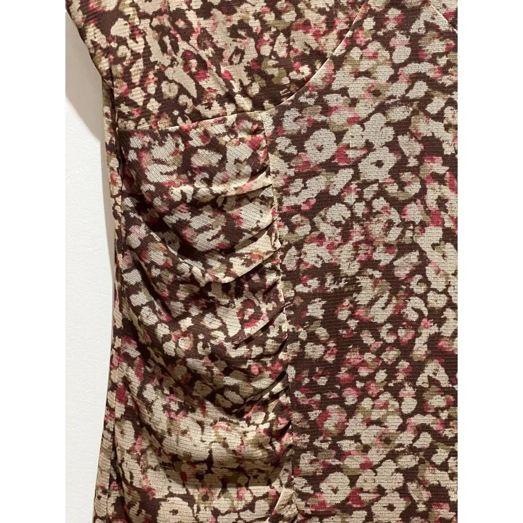 Axcess A Liz Claiborne Co. ~ Sleeveless Lined Top Size Medium ~ Brown - Image 2