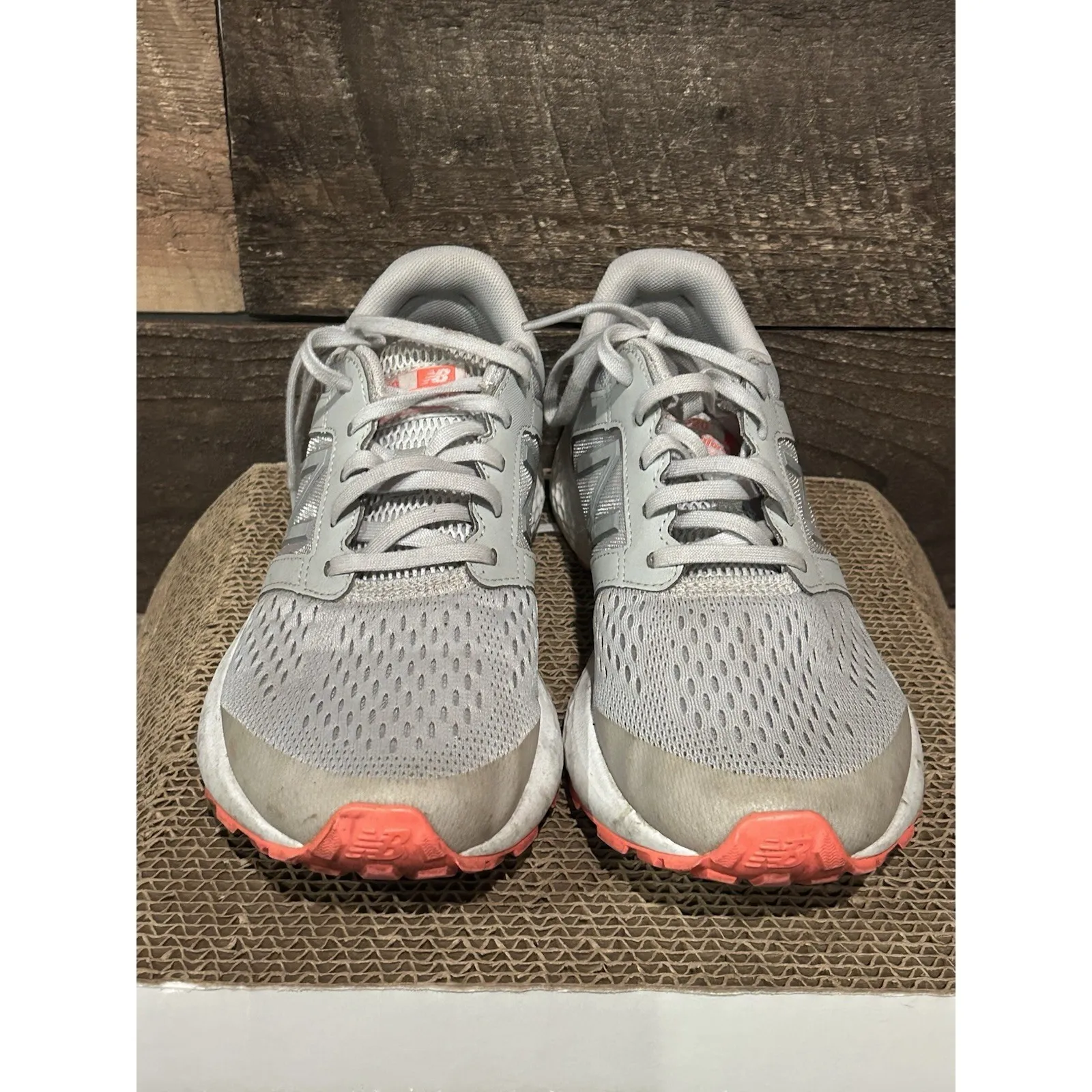 New‎ Balance 520 Comfort Ride Women's Running Shoes Size 9 Gray Pink W520LS5 - Image 6