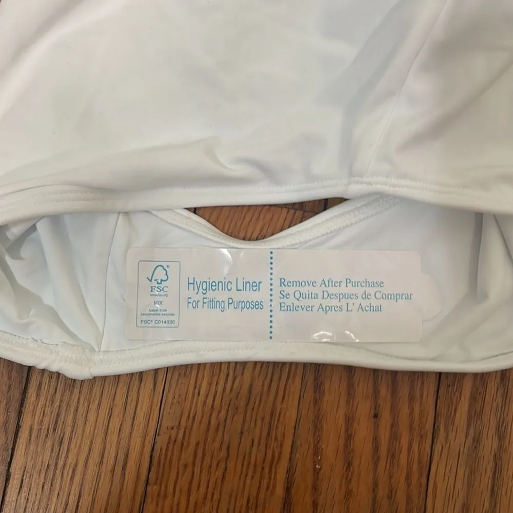 Andie The Tulum One Piece LT Swimsuit White Size L long torso NWT - Image 8