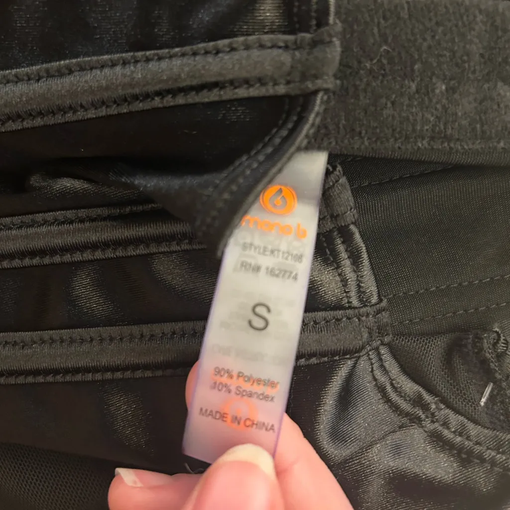 NWT Mono B Black Corset Crop Top Size Small - Image 5