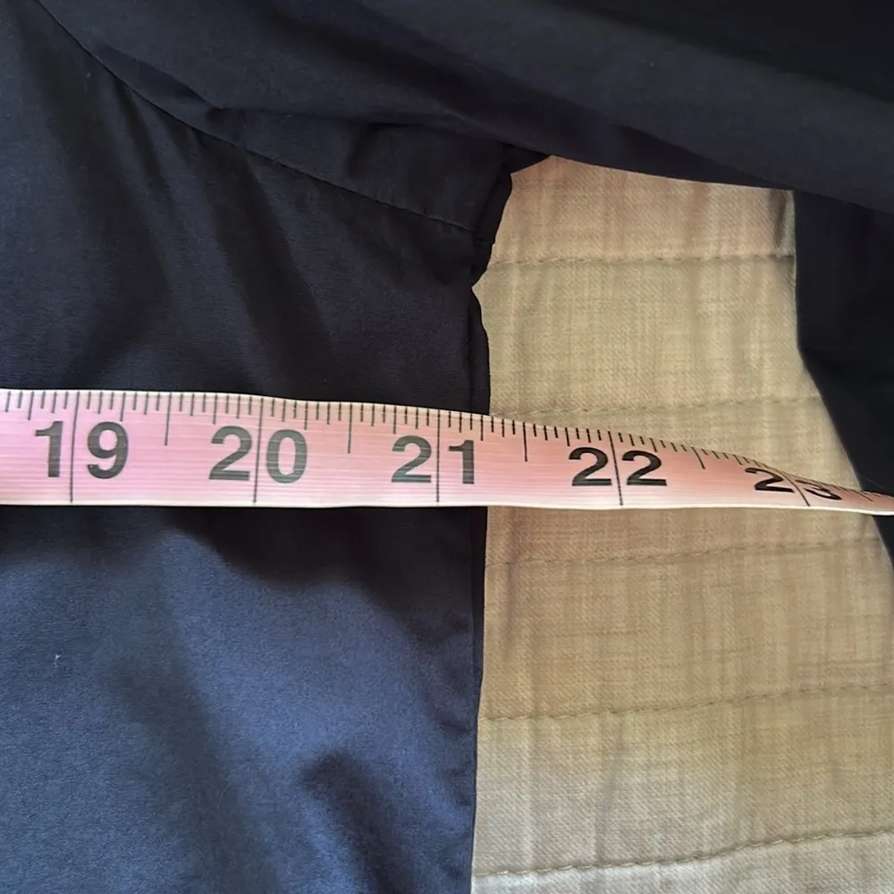 Cynthia Rowley navy 100% cotton pop over long sleeve shirt dress ruffle hem M‌ - Image 12