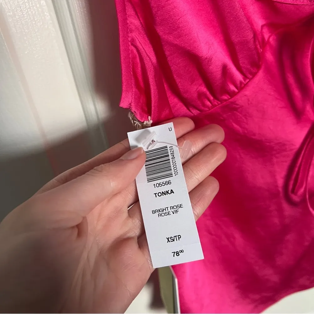 NWT Aritzia Wilfred Tonka Satin Blouse - Image 6