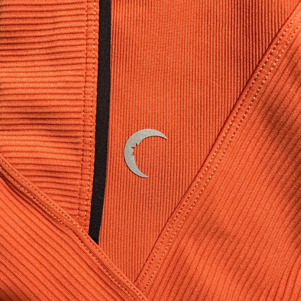 Zyia Leggings Ribbed Burnt Orange size 8-10 - Image 15