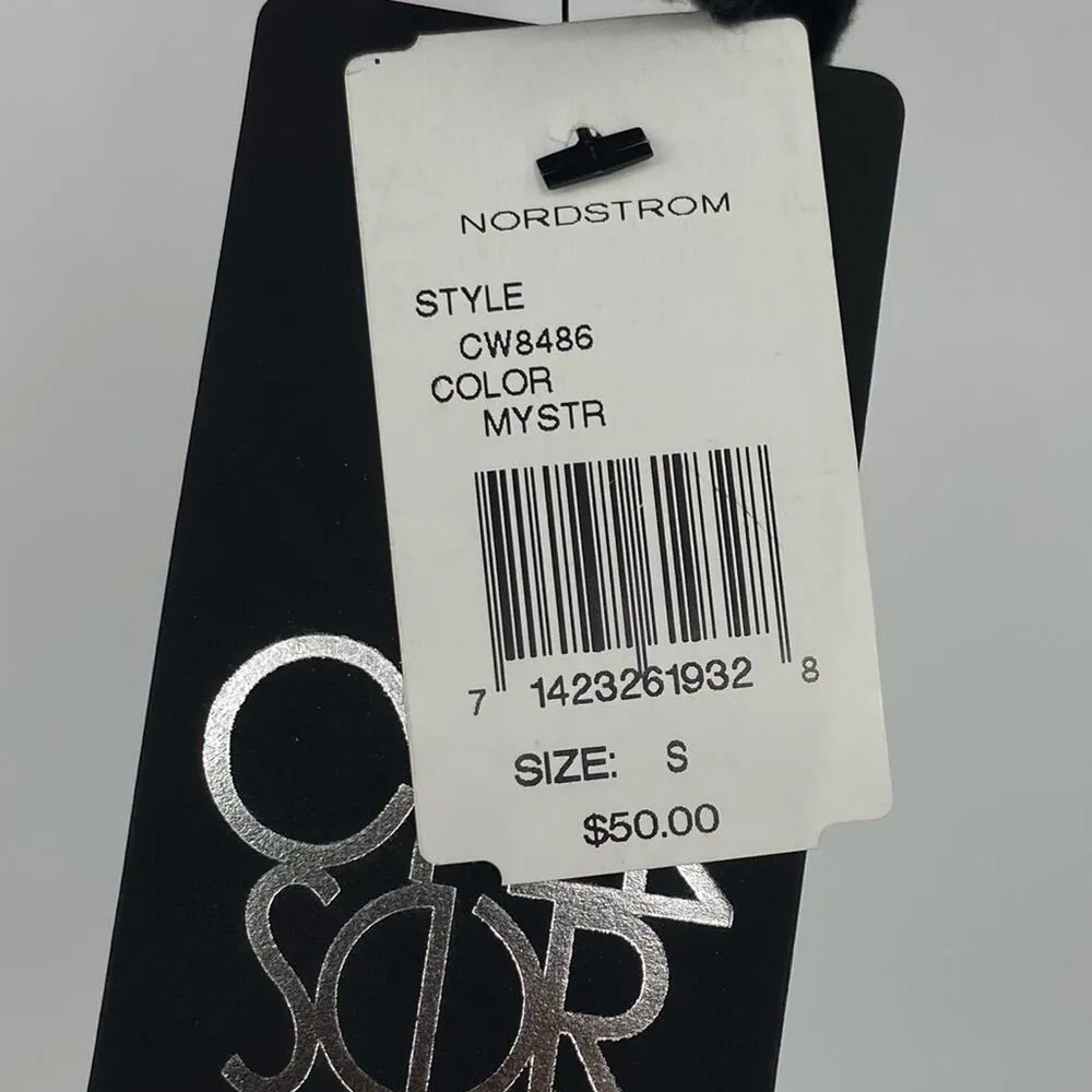 NWT CHASER Women’s Celestial Stars Black Bliss Shirred Long Sleeve Pullover S - Image 5