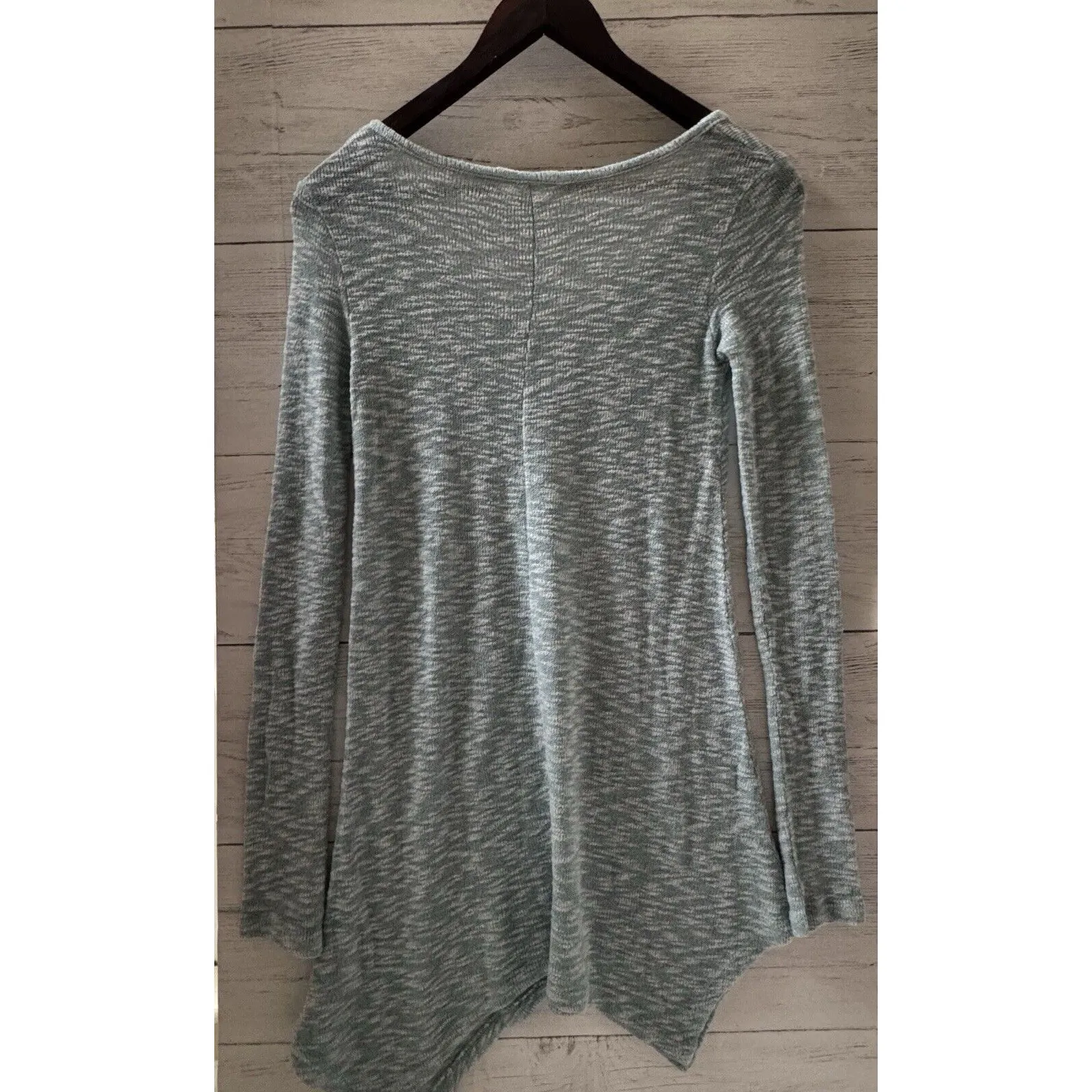 Mudd Asymmetrical Light Green Burnout Tunic XS - Image 8