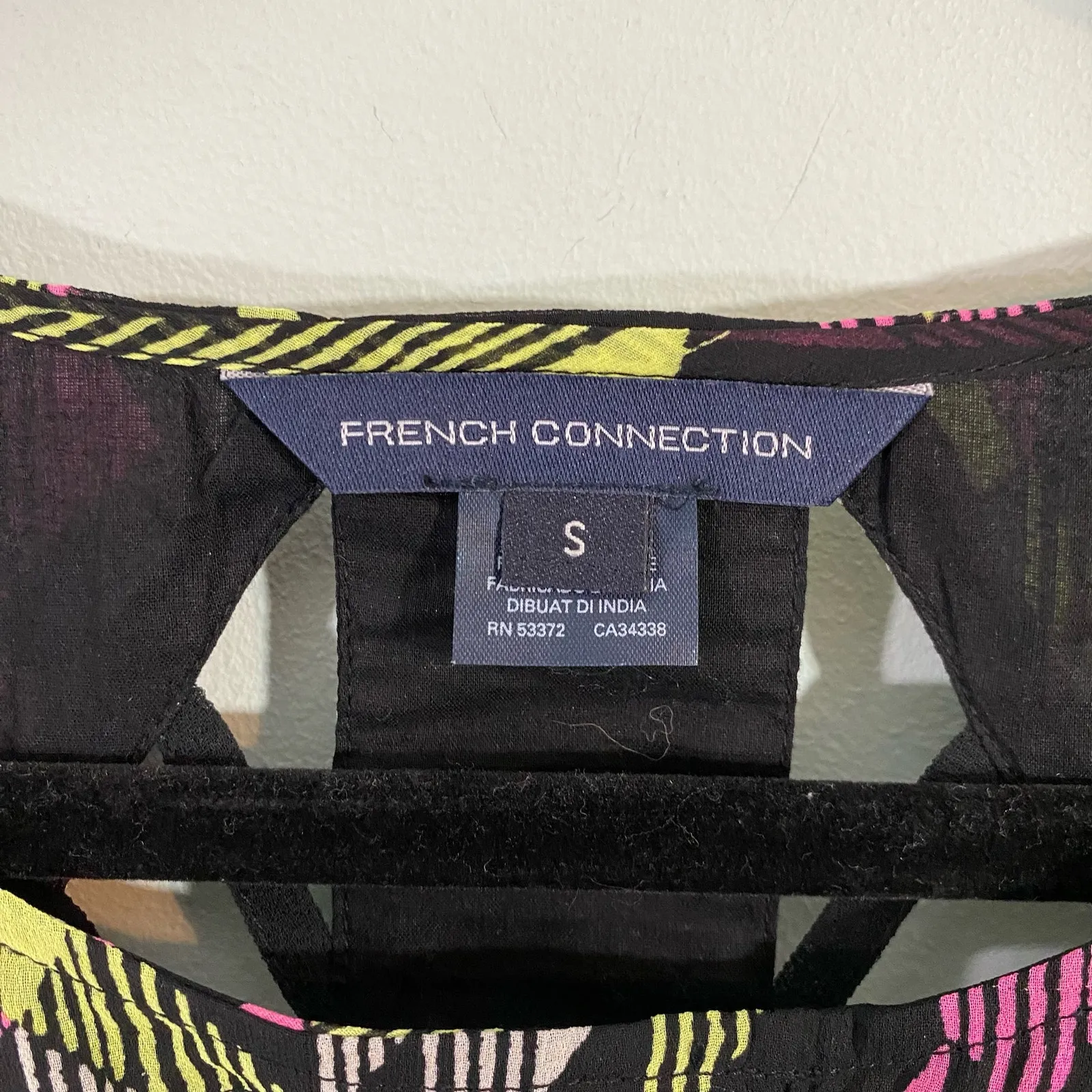 French Connection Women's Woven Party Cutout Skater Dress Size S NWT - Image 5