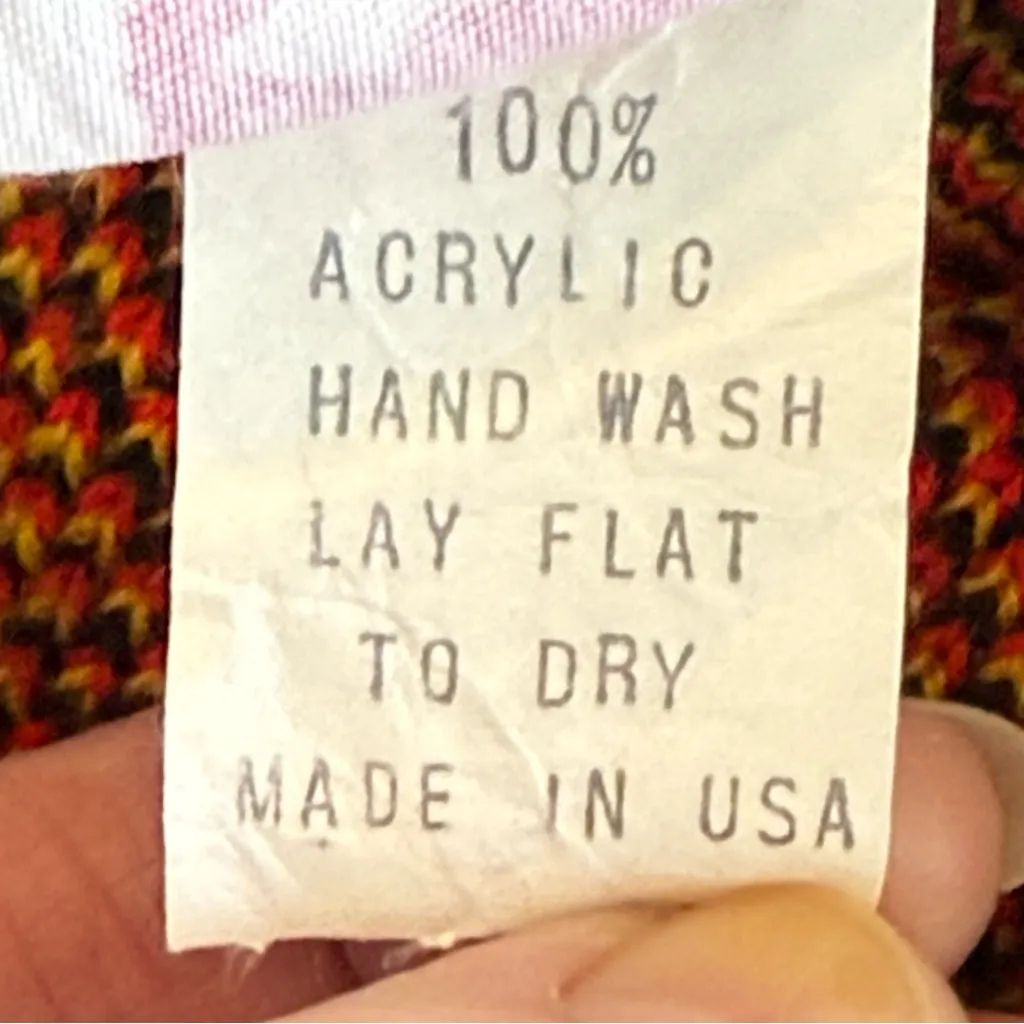 Vintage Iconic Betsy Johnson Punk Label Sweater 1980s Faith Hope Charity Bright - Image 10