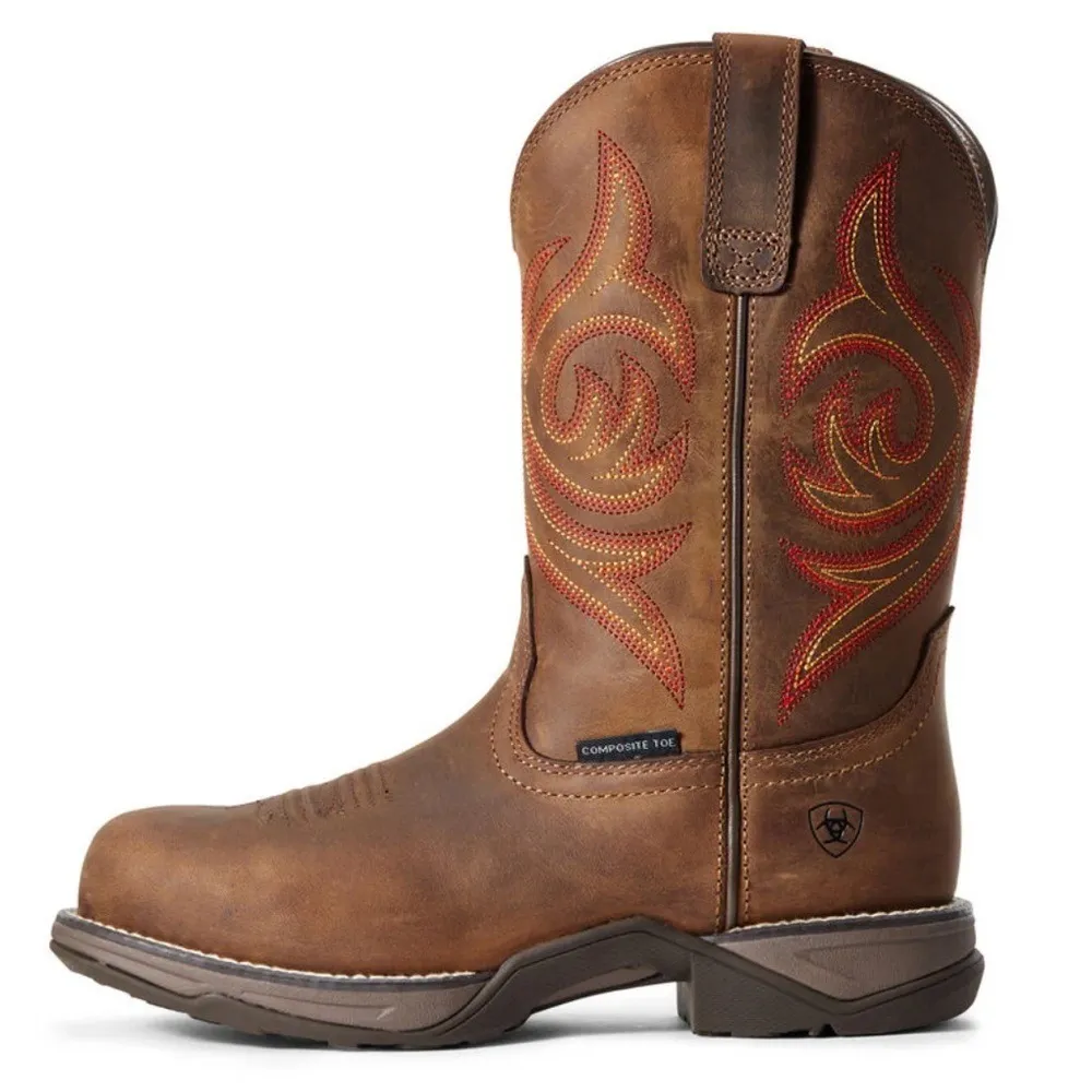 ARIAT | Women's Leather Anthem Round Toe Composite Toe Work Boot - Image 2