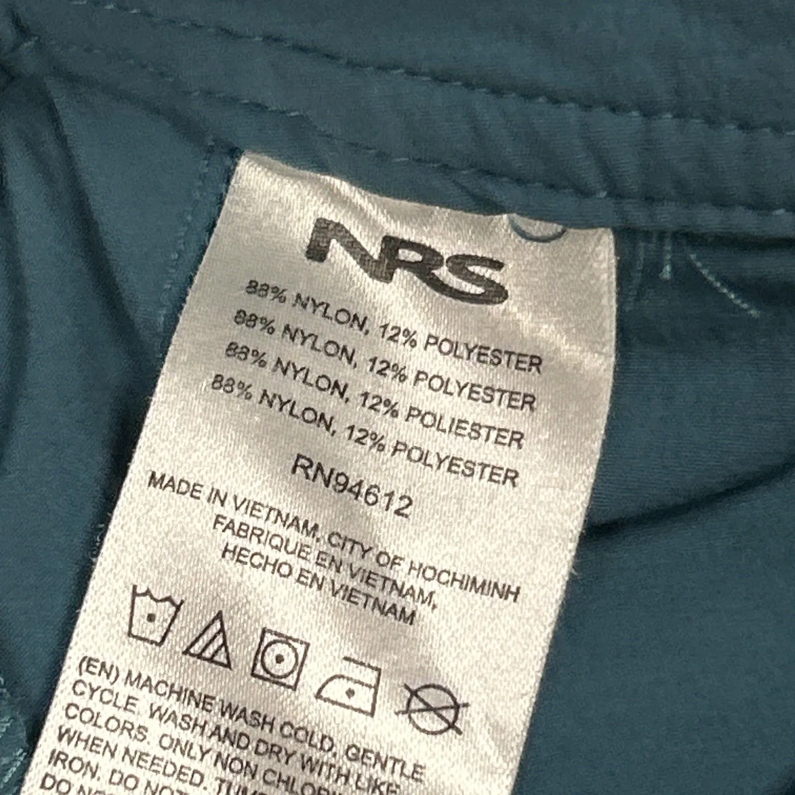 NRS Shorts Women’s 12 Guide Wear Teal Blue Hiking Outdoor Fishing Pockets - Image 4