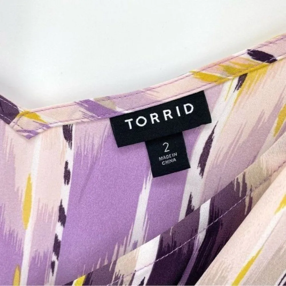 Torrid Peplum Georgette Tie Front Cami - Image 8