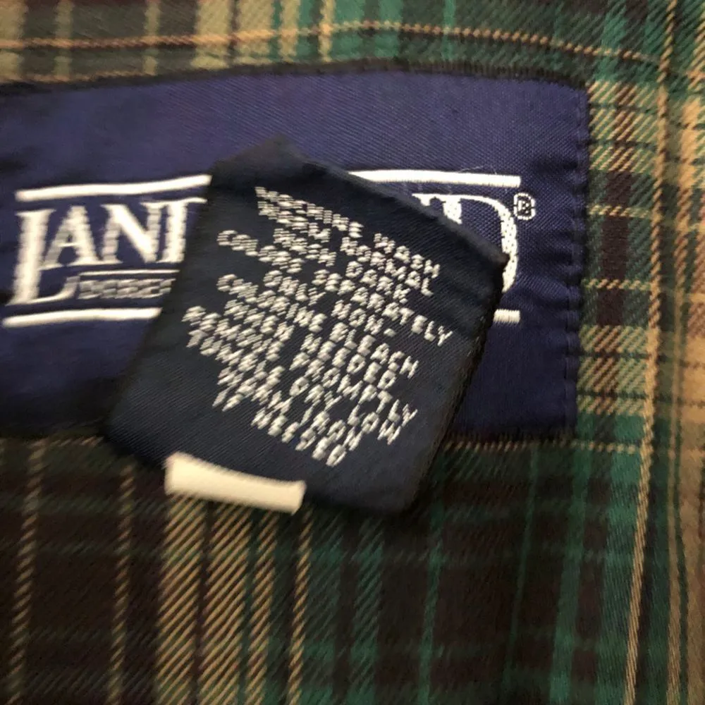 lands end burgundy button down corduroy jacket - Image 8