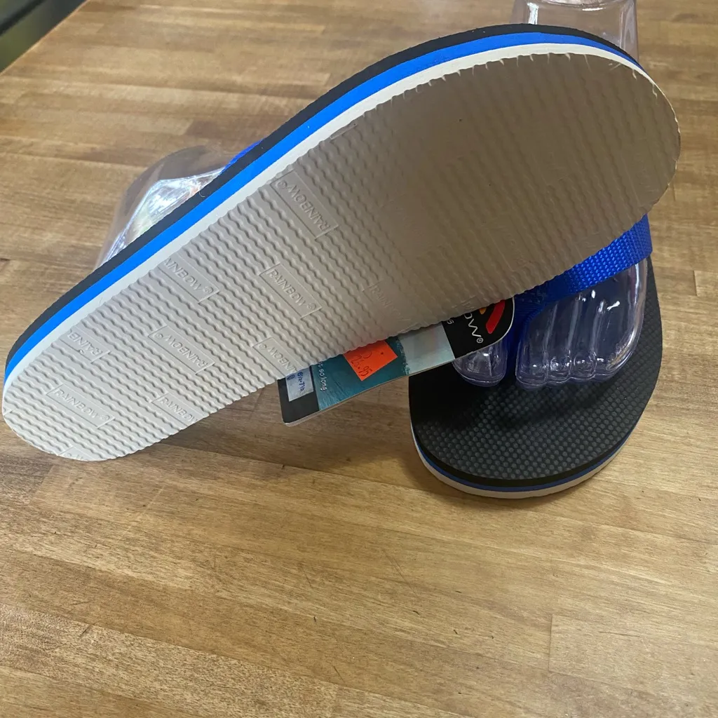 Rainbow Sandals Rainbow Ocean Blue Surfing Flip Flops - Image 2