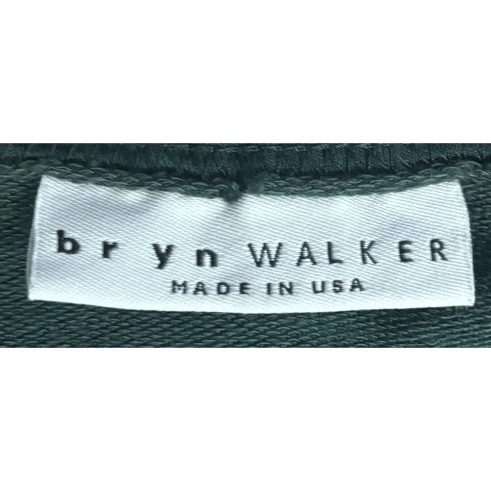 Bryn Walker Tunic Size Medium Organic Cotton Green Lagenlook 3/4 Sleeves Classic - Image 7