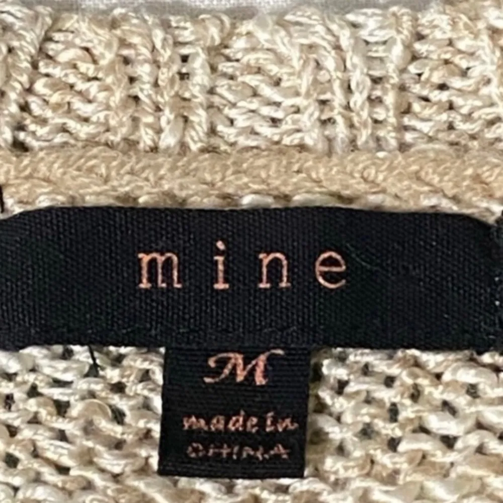 MINE lite brown faux/vegan leather pocket accent Hi - Image 6