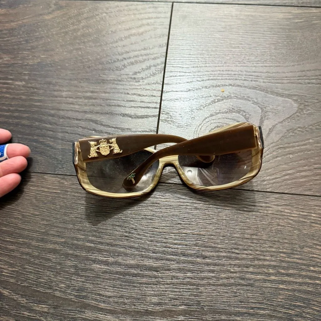 Juicy Couture Y2K 2000s Brown Original Sunglasses - Image 2