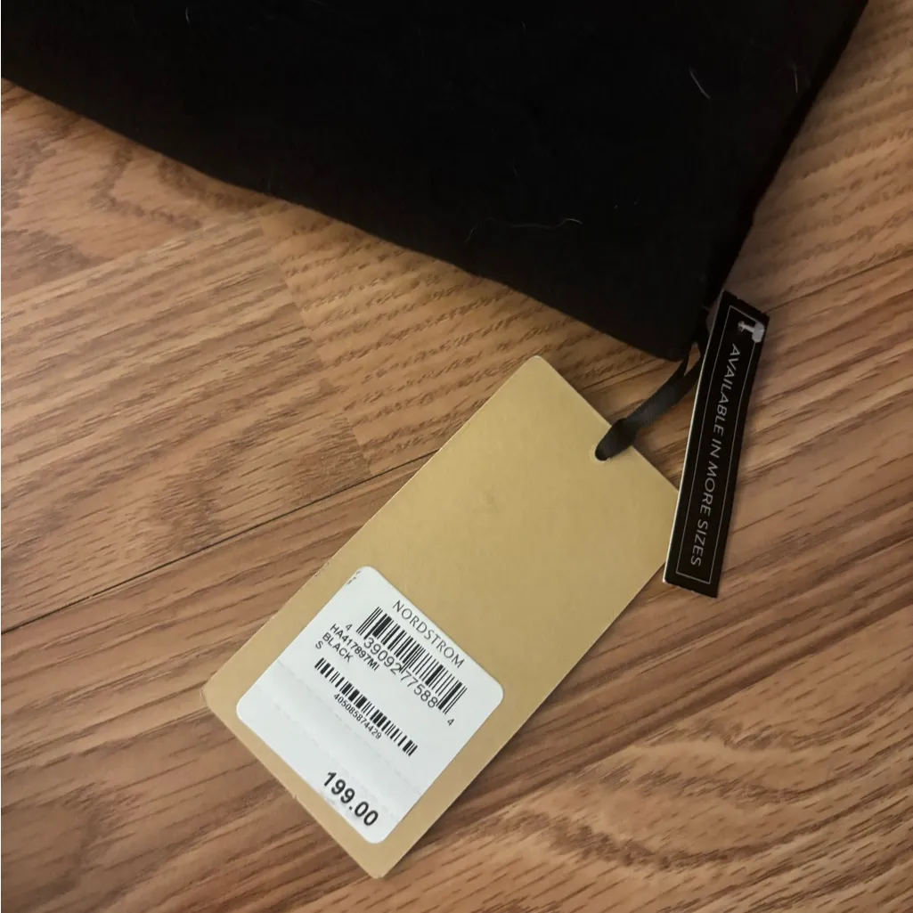 Halogen Pea Coat Black Coat From Nordstrom Size Small - Image 3