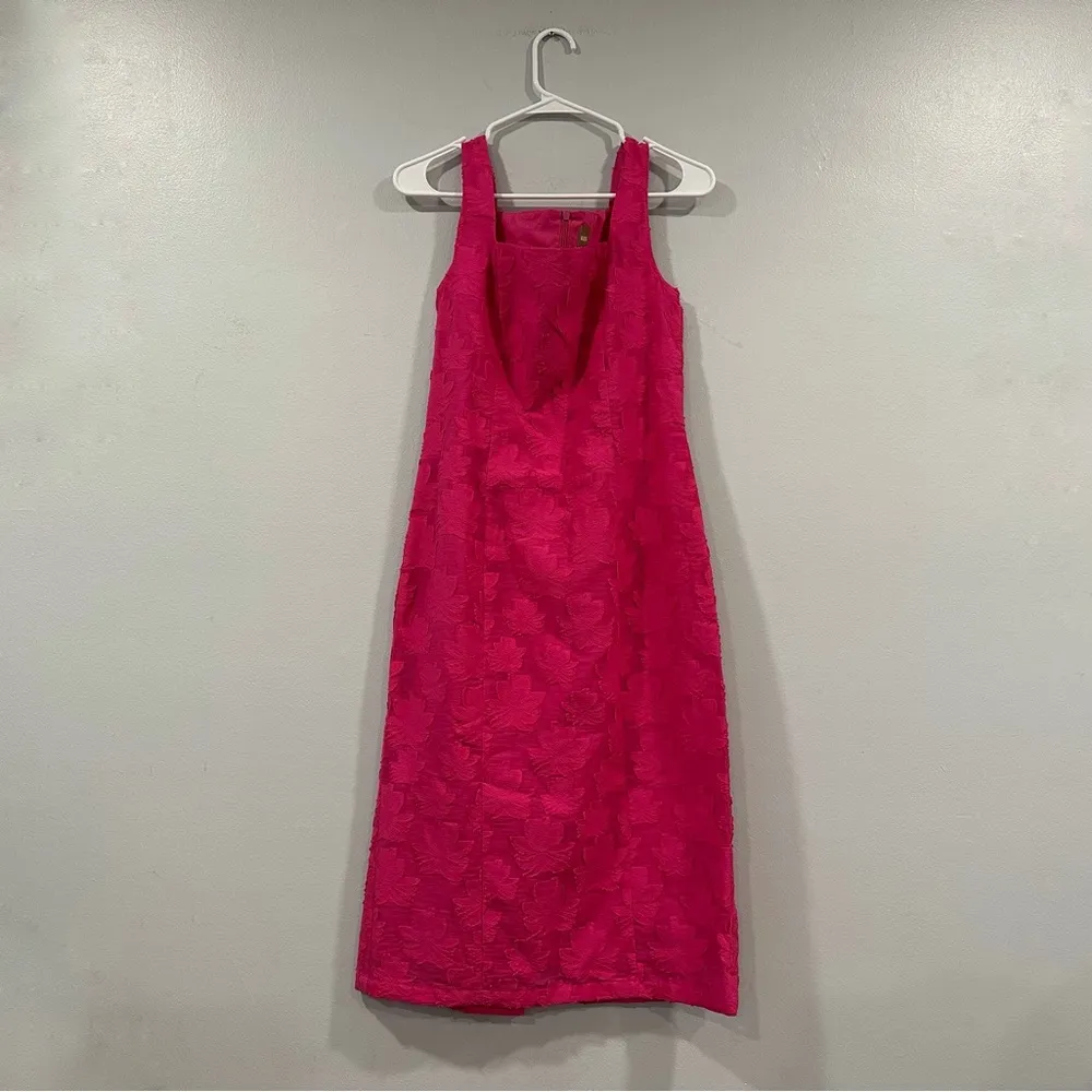 Hugo Boss Diteva Textured Shift Dress US 4 - Image 2