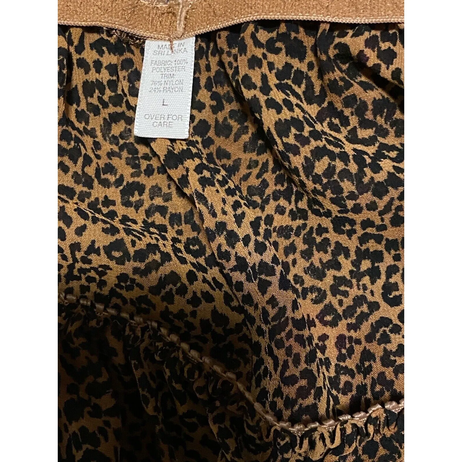 Victoria’s Secret lingerie vintage Y2K leopard print teddy & Bottoms EUC Sz L - Image 13