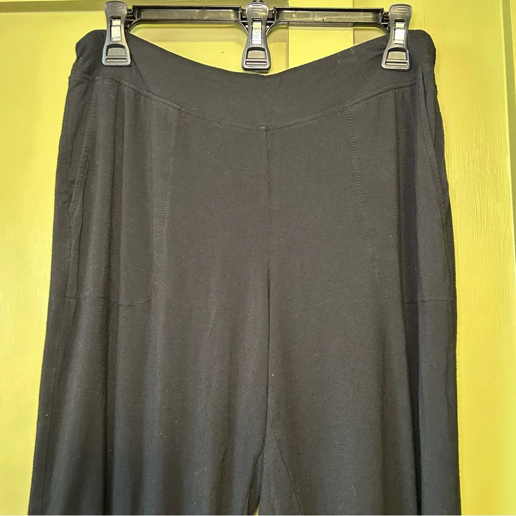 Soma Cropped Pajama Pants sz M Black Size M - Image 2