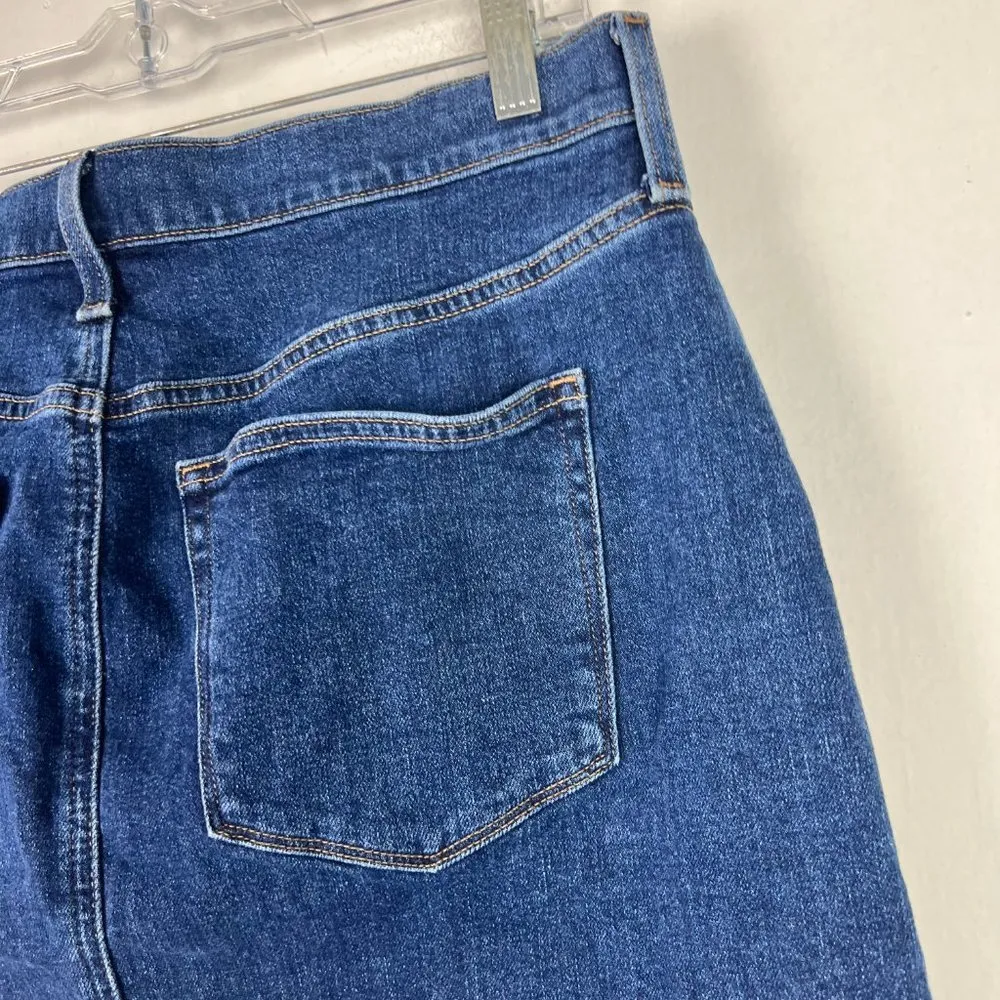J. Crew Factory Denim Mini Skirt Jean Size 10 EUC T2829 - Image 9
