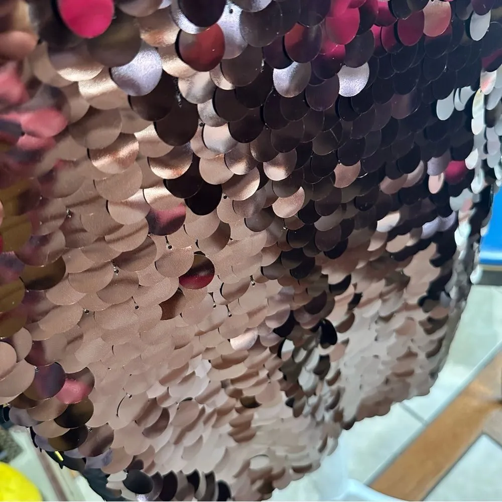 Brown Sleeveless Paillette Mini Party Shift Dress from A New Day Size Small NWT - Image 11