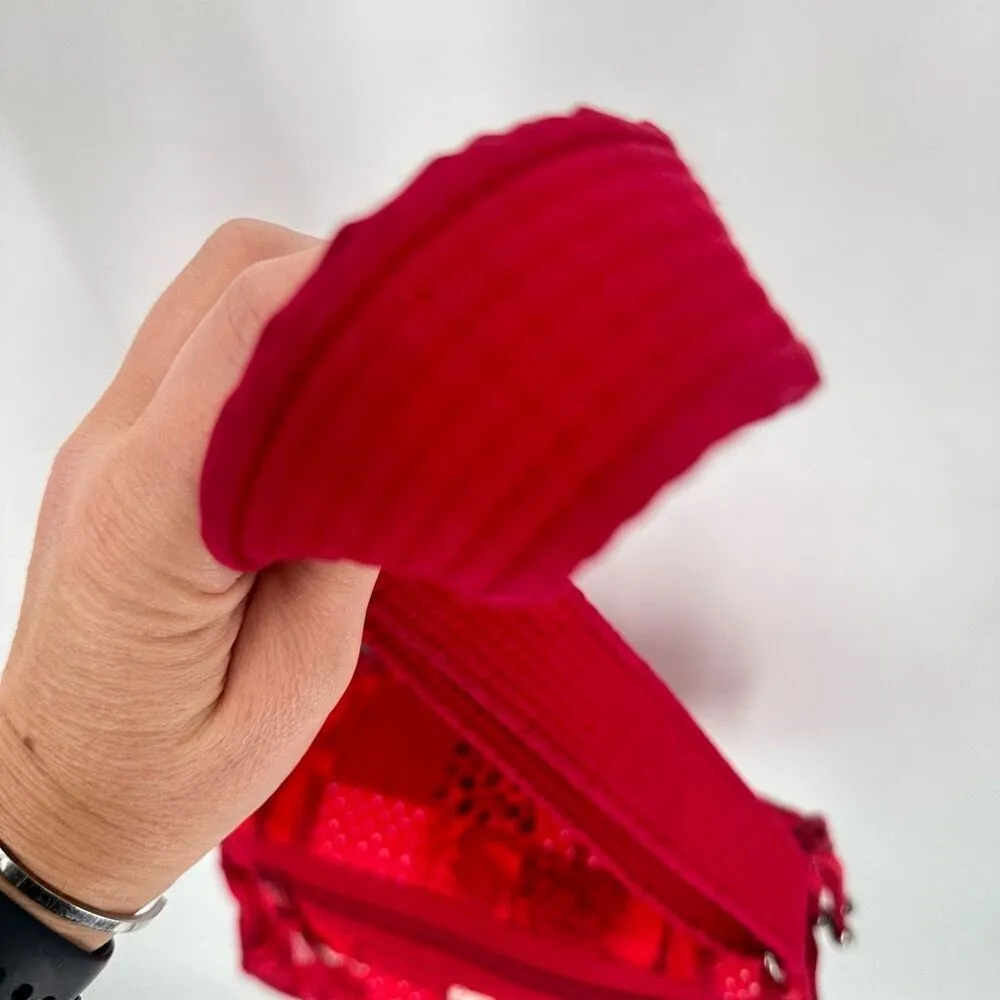 Donna Sharp Floral Polka Dot Leopard Red‎ Adjustable Crossbody Purse Bag Red - Image 10