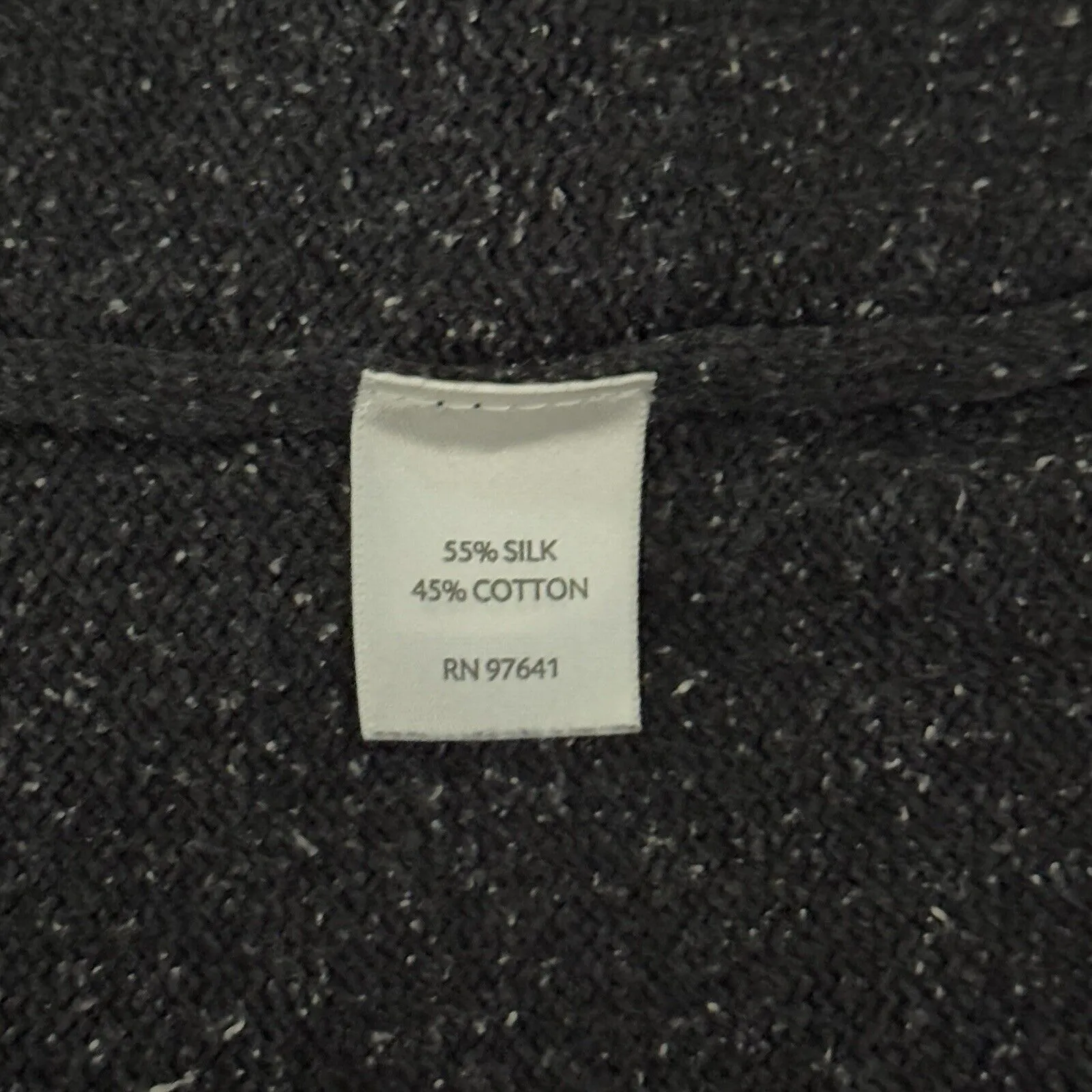 J. Jill Skirt Womens XL Gray Sweater Pencil Straight Silk Cotton Preppy Casual‎ - Image 6