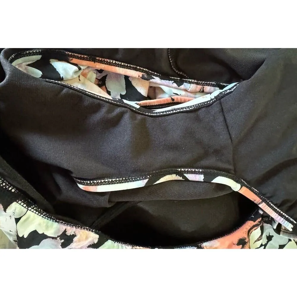 Time And Tru Bathing Suit 1X Multicolor Floral One Piece Women's Summer Beach - Image 5