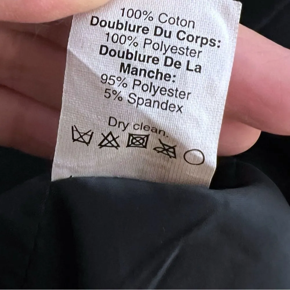 J. Crew 1035 Navy Superfine Cotton Blazer Jacket - Image 7