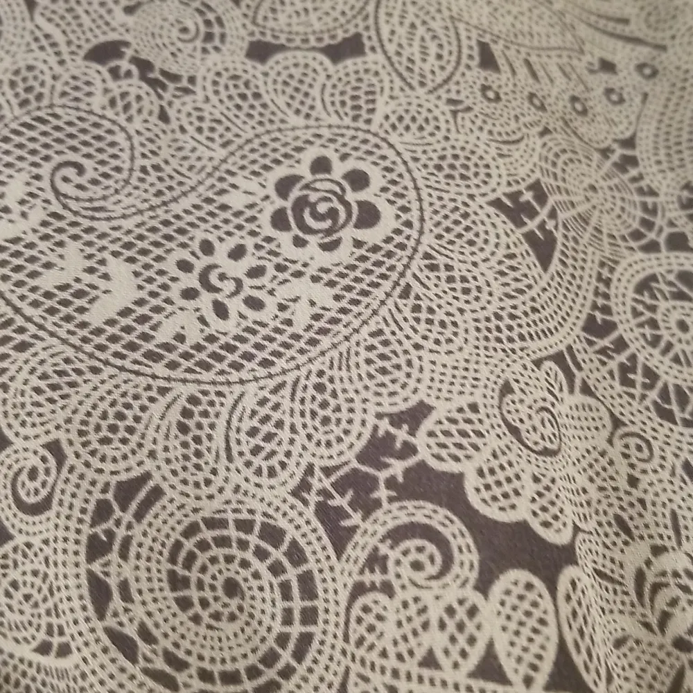 💕TRINITY💕 Mini Dress ~ Grey Paisley Floral Print Medium - Image 5