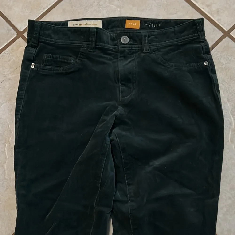 pilcro and the letterpress green corduroy pants SZ 27 - Image 2