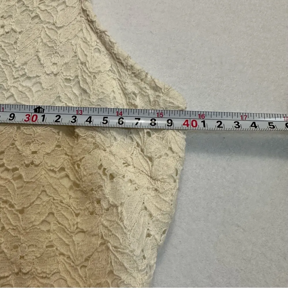 Jessica simpson Womens dress white lace mini shirt size XS - Image 8