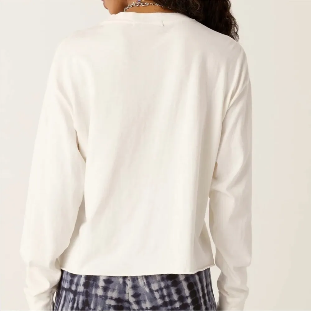 NWT  LA TLC Crop Long Sleeve Crazy Sexy Cool 90s y2k Soft Oversized S - Image 3