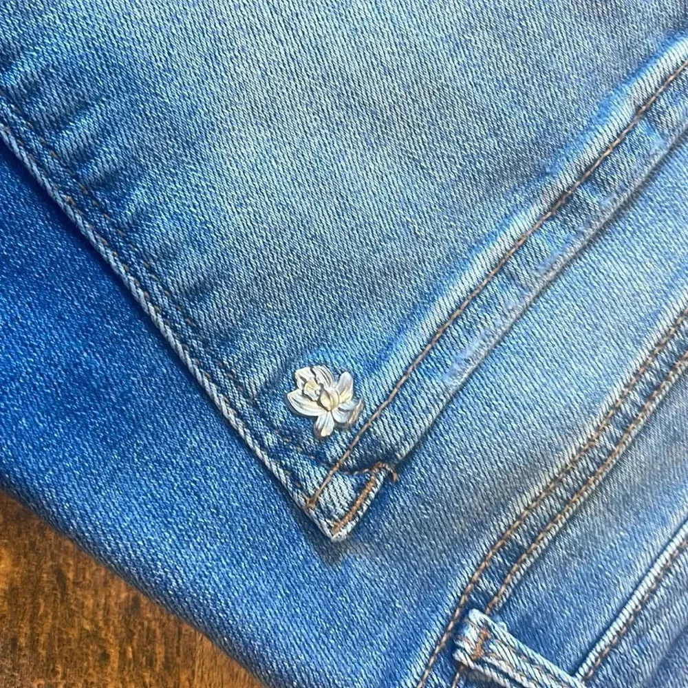 Black Orchid Denim Carmen High Rise Ankle Fray - Image 6