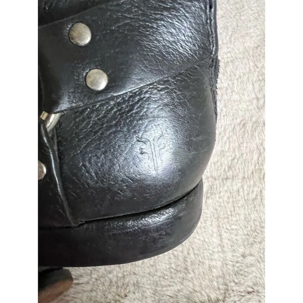 Frye Women's Phillip Harness Tall Riding Boots Black Size 8 B - Image 4