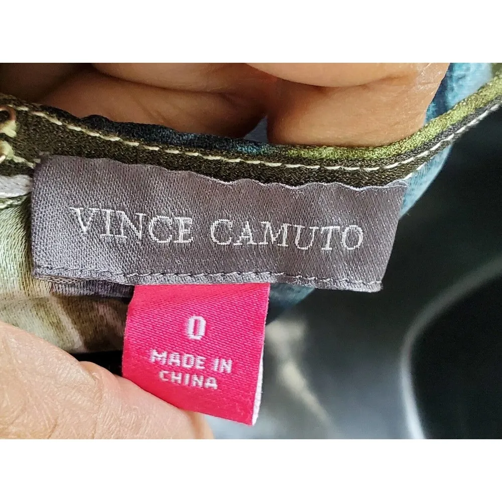 Vince Camuto Women's Multicolor Polyester Round Neck Casual Jumpsuit Zero Size - Image 7