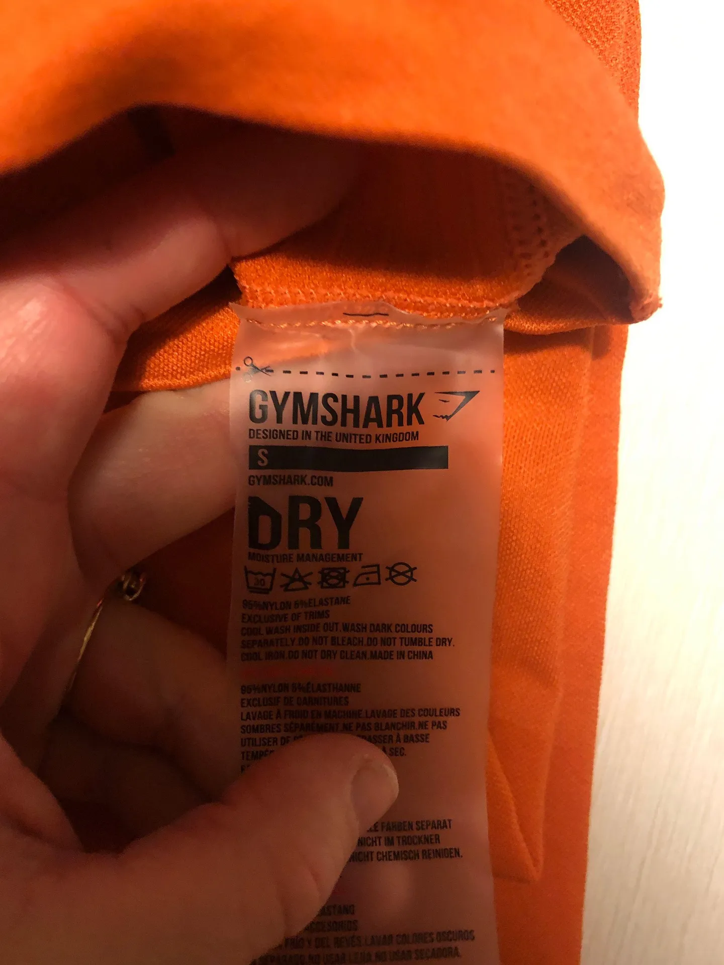 Gymshark Leggings-orange - Image 4