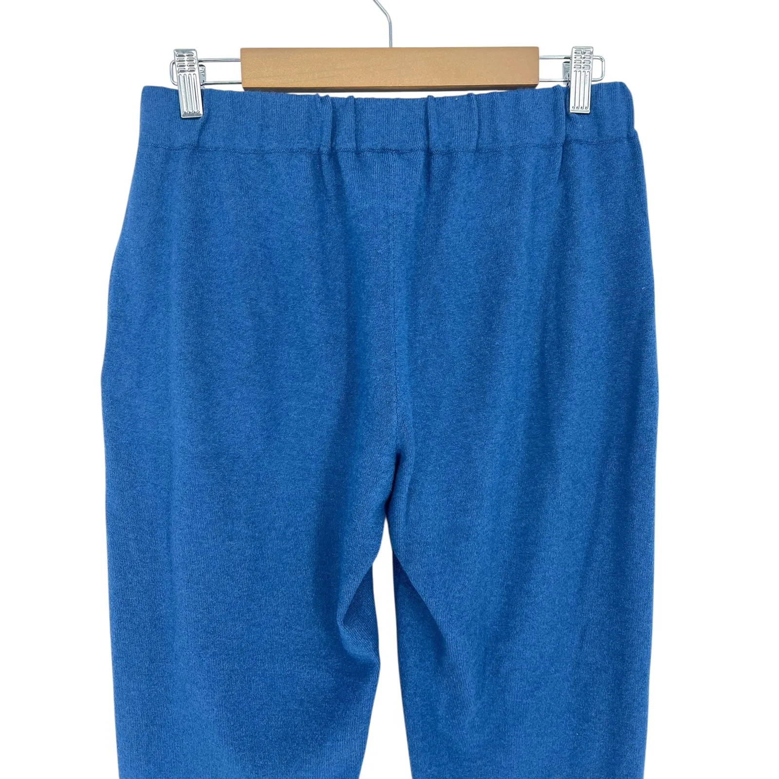 Brunello Cucinelli 100% Cashmere Monili Drawstring Jogger Pants in Blue - Image 9